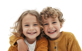 Joyful Children on Transparent Background png