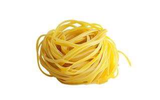 Realistic Italian Spaghetti Image on Transparent Background png