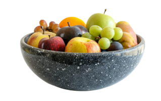 fruta tigela imagem em transparente fundo png