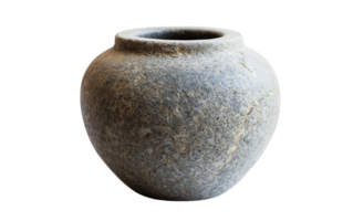 Stein Vase auf transparent Hintergrund png