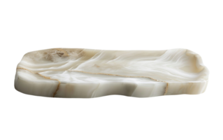 Alabaster Serving Tray on Transparent Background png