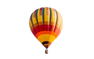 atemberaubend heiß Luft Ballon Bild auf transparent Hintergrund png