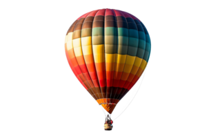 chaud air ballon portrait sur transparent Contexte png