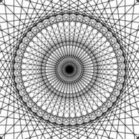 Geometrical figure from Sacred Geometry elements. Illustration. vector