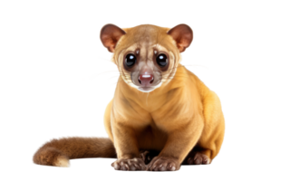 kinkajou porträtt på transparent bakgrund. png