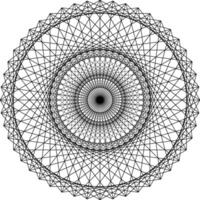 geométrico figura desde sagrado geometría elementos. ilustración. vector