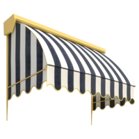 3D Rendering of a Shop Outside Shed on Transparent Background png