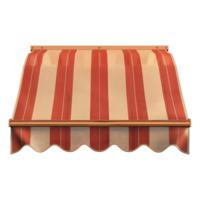 3D Rendering of a Shop Outside Shed on Transparent Background png