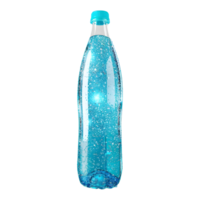 3D Rendering of a Cleaning Fluid Bottle on Transparent Background png