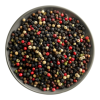 3D Rendering of a Dry Spices in a Plate on Transparent Background png