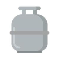 Small propane gas cylinder icon. Gas fuel icon. vector