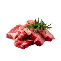 AI generated raw meat png