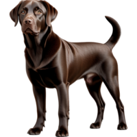 ai generado Labrador perro con cabello corto png