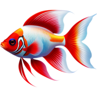 AI generated Beautiful aquarium fish png