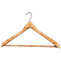 3D Rendering of a Cloth Hanger for Cupboard on Transparent Background png