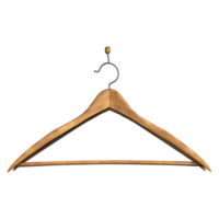 3d renderen van een kleding hanger voor kast Aan transparant achtergrond png