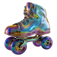 3d le rendu de une patinage des chaussures sur transparent Contexte png