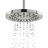 3D Rendering of a Washroom Shower on Transparent Background png