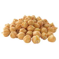 3D Rendering of a White Chickpeas on Transparent Background png