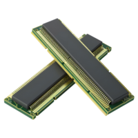 3D Rendering of a Computer RAM on Transparent Background png