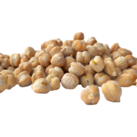 3D Rendering of a White Chickpeas on Transparent Background png