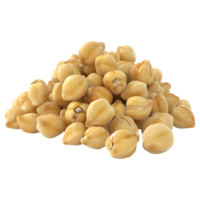 3D Rendering of a White Chickpeas on Transparent Background png