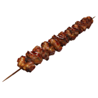 3d Rendern von ein gegrillt Hähnchen Stücke Stock auf transparent Hintergrund png