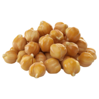 3D Rendering of a White Chickpeas on Transparent Background png