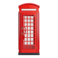 3D Rendering of a Telephone Both on Transparent Background png