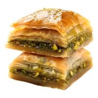 3D Rendering of a Mixed baklava sweets on Transparent Background png