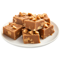 3D Rendering of a Brown Sweets on Transparent Background png