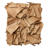 3D Rendering of a Pieces of Card Board on Transparent Background png