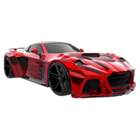 3D Rendering of a Luxury Car on Transparent Background png