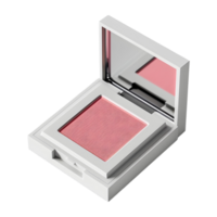 3d representación de un maquillaje cara sonrojo en transparente antecedentes png