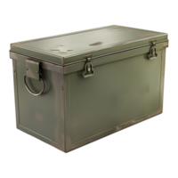 3D Rendering of a Ammo Storage Box on Transparent Background png