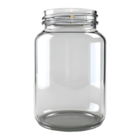 Blank Glass Jar on Transparent background png