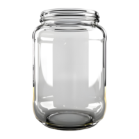 Blank Glass Jar on Transparent background png