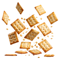 Snacks Falling Down From Air on Transparent background png