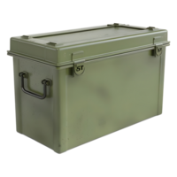 3D Rendering of a Ammo Storage Box on Transparent Background png