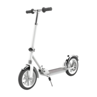 eléctrico scooter en transparente antecedentes png