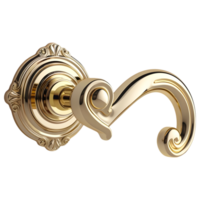 3D Rendering of a Door Opener Handle on Transparent Background png