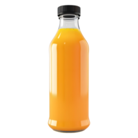 3d Rendern von ein Mango Saft Flasche auf transparent Hintergrund png