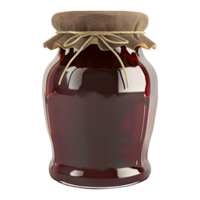 3D Rendering of a Honey Bottle on Transparent Background png