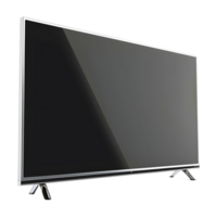 LED TV Aan transparant achtergrond png