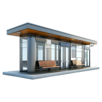 Shelter with Shed in Public on Transparent background png