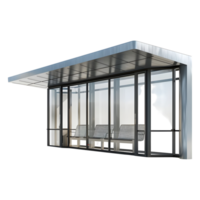 Shelter with Shed in Public on Transparent background png