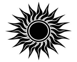 Sun icon design vector