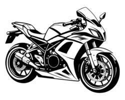 Motor Bike icon line art design vector