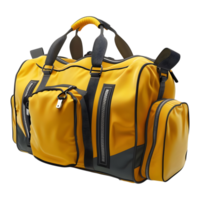 3D Rendering of a Traveling Bag on Transparent Background png