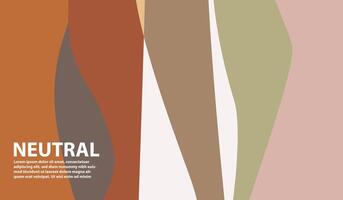 Elegant and beautiful neutral colored background for design, with free space vector